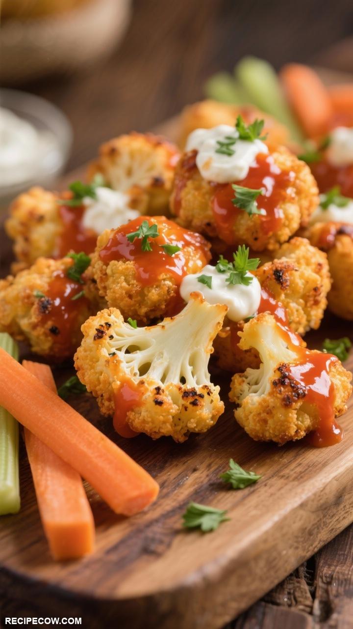 appetizer recipes Buffalo Cauliflower Bites