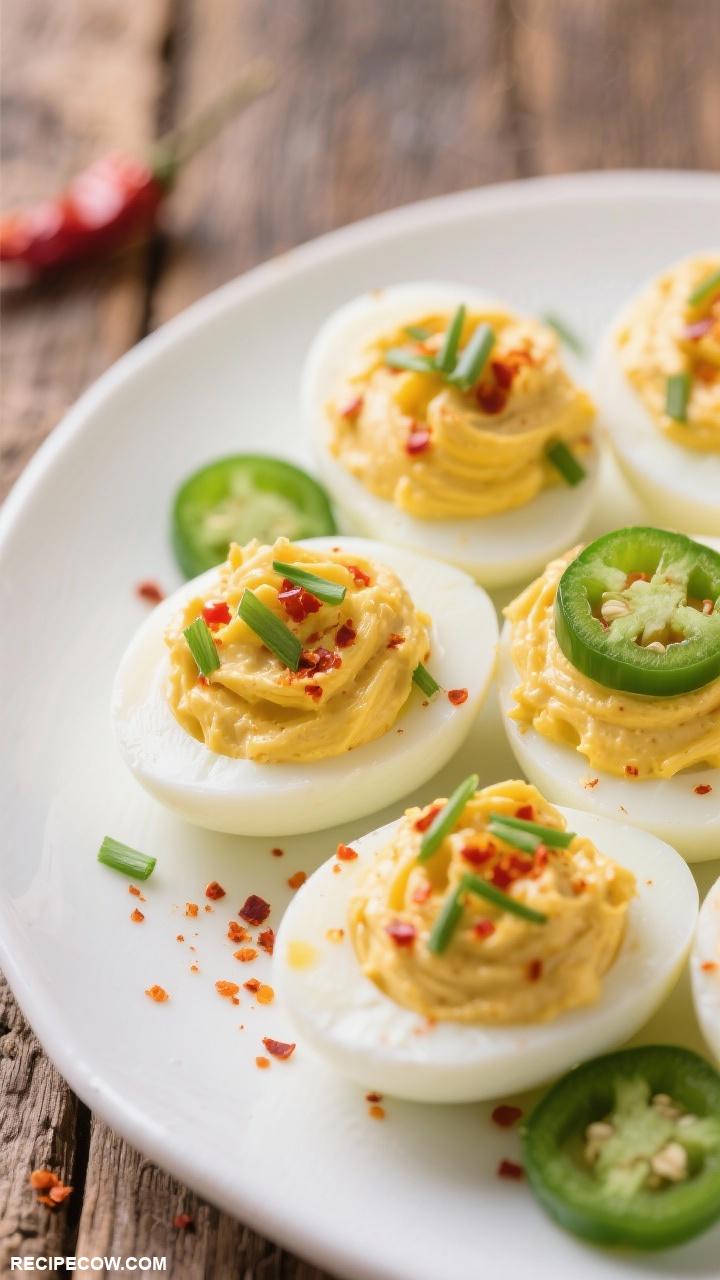 appetizer recipes Deviled Eggs with a Spicy Twist