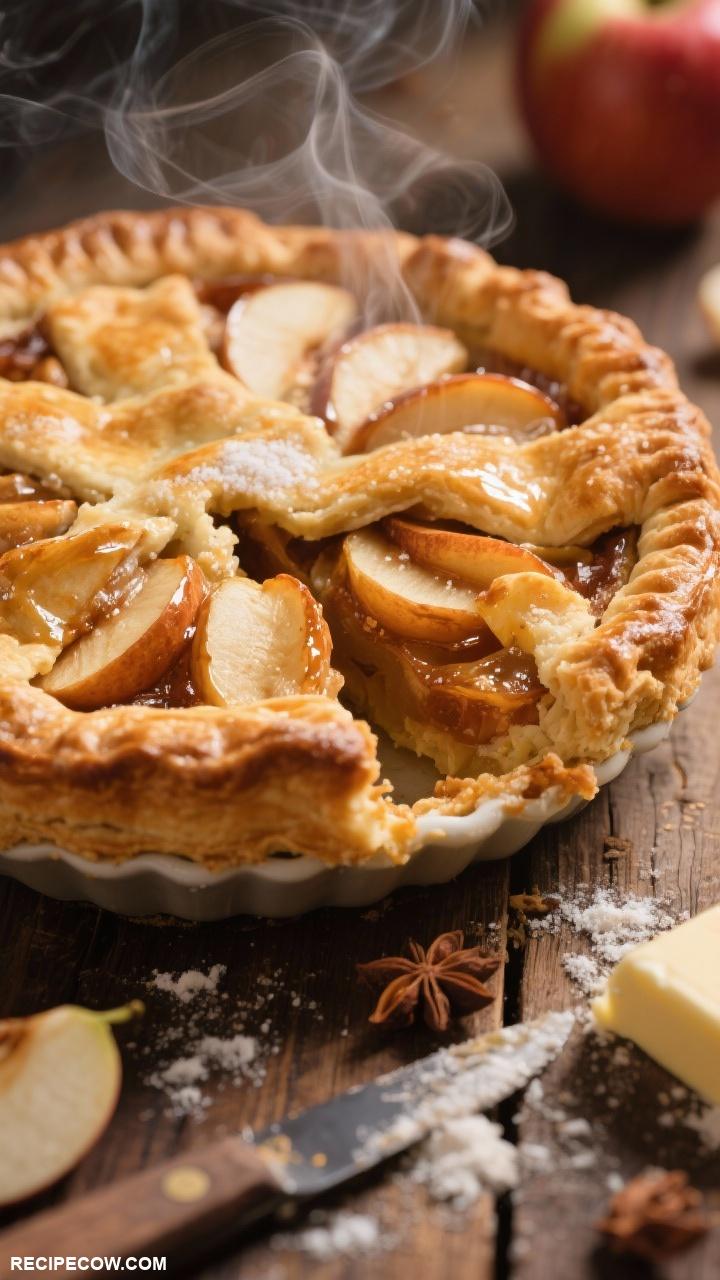 baked goods recipes Apple Pie with Flaky Crust