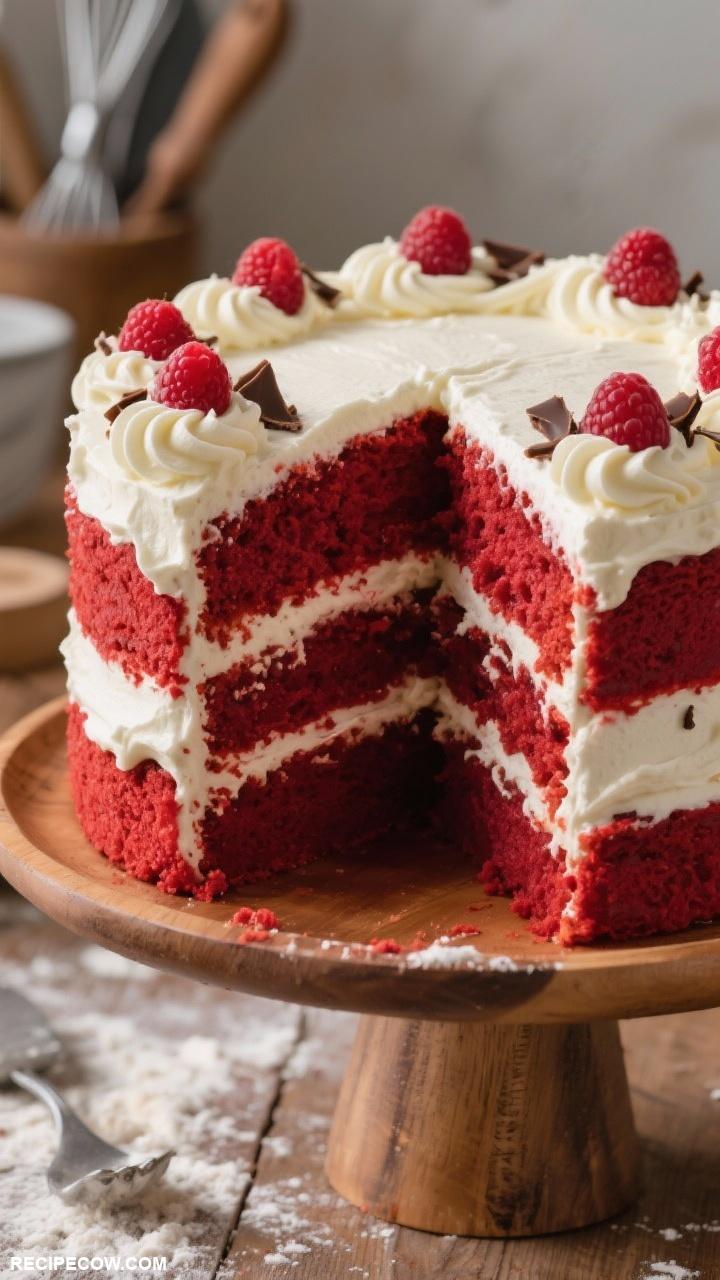 baked goods recipes Rich Red Velvet Cake