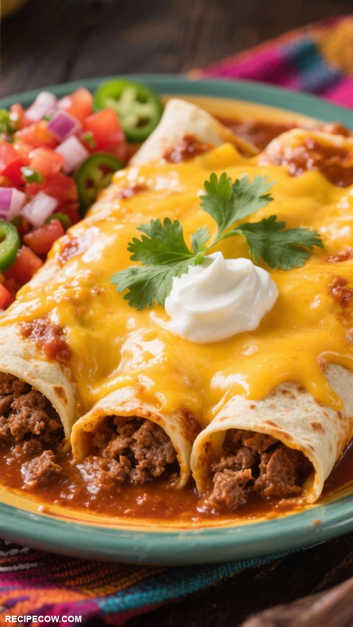 beef recipes Beef Enchiladas with Cheese