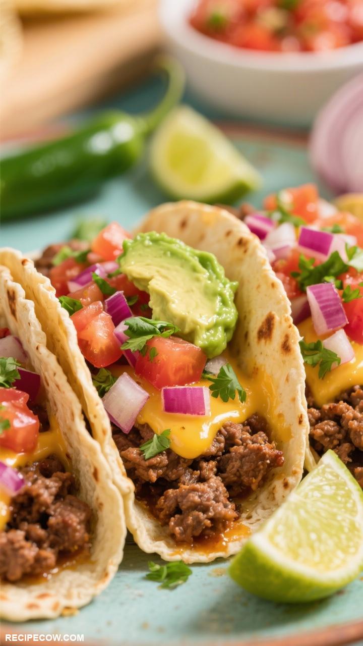 beef recipes Beef Tacos with Fresh Salsa