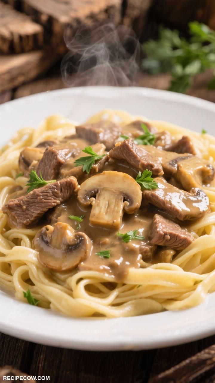 beef recipes Classic Beef Stroganoff