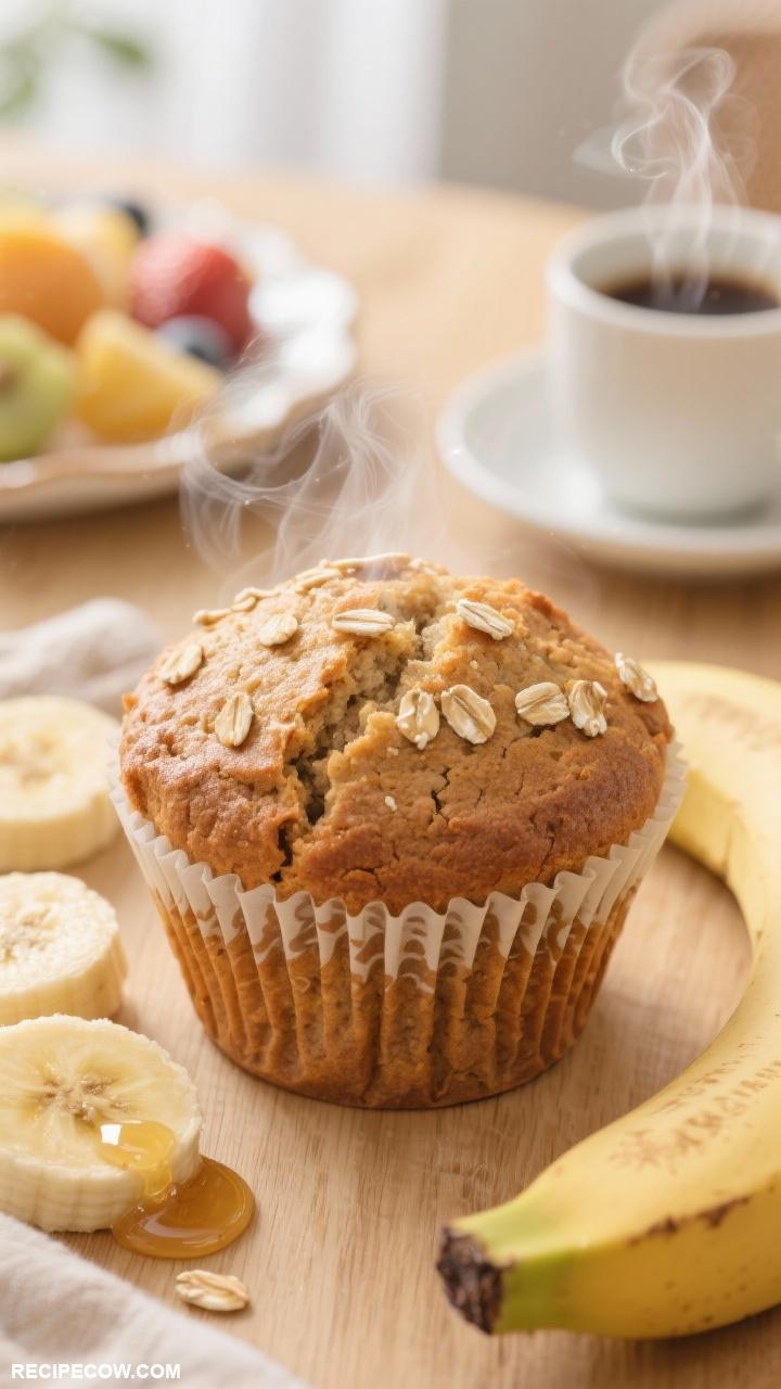 breakfast ideas Whole Wheat Banana Muffins