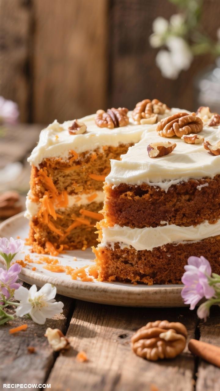 cake recipes Carrot Cake with Cream Cheese Frosting