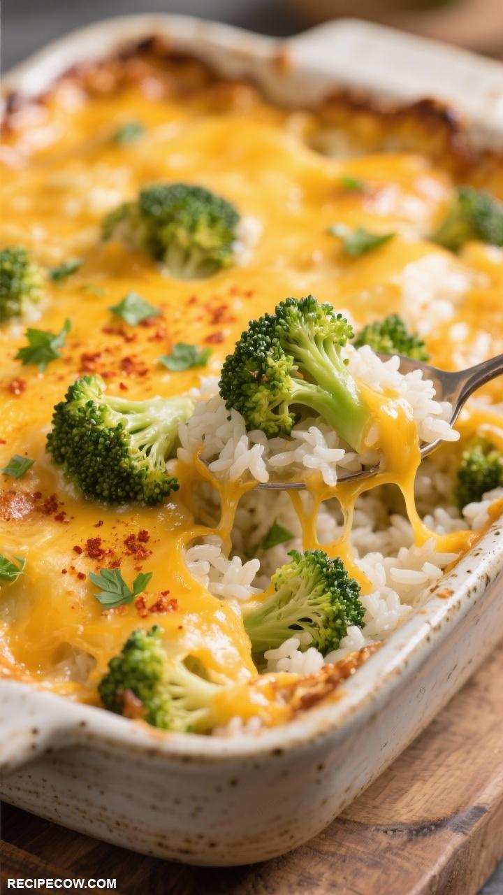 casserole recipes Cheesy Broccoli and Rice Casserole