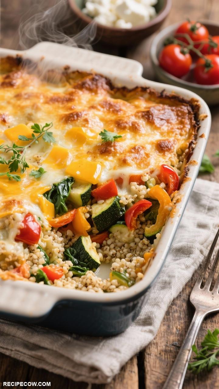 casserole recipes Vegetable and Quinoa Casserole