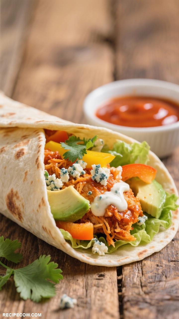 chicken recipes Buffalo Chicken Wraps