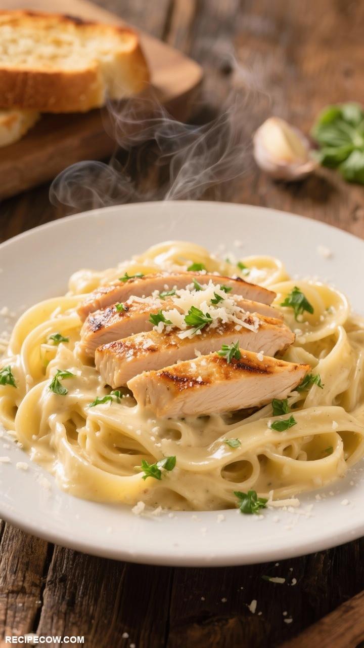 chicken recipes Savory Chicken Alfredo