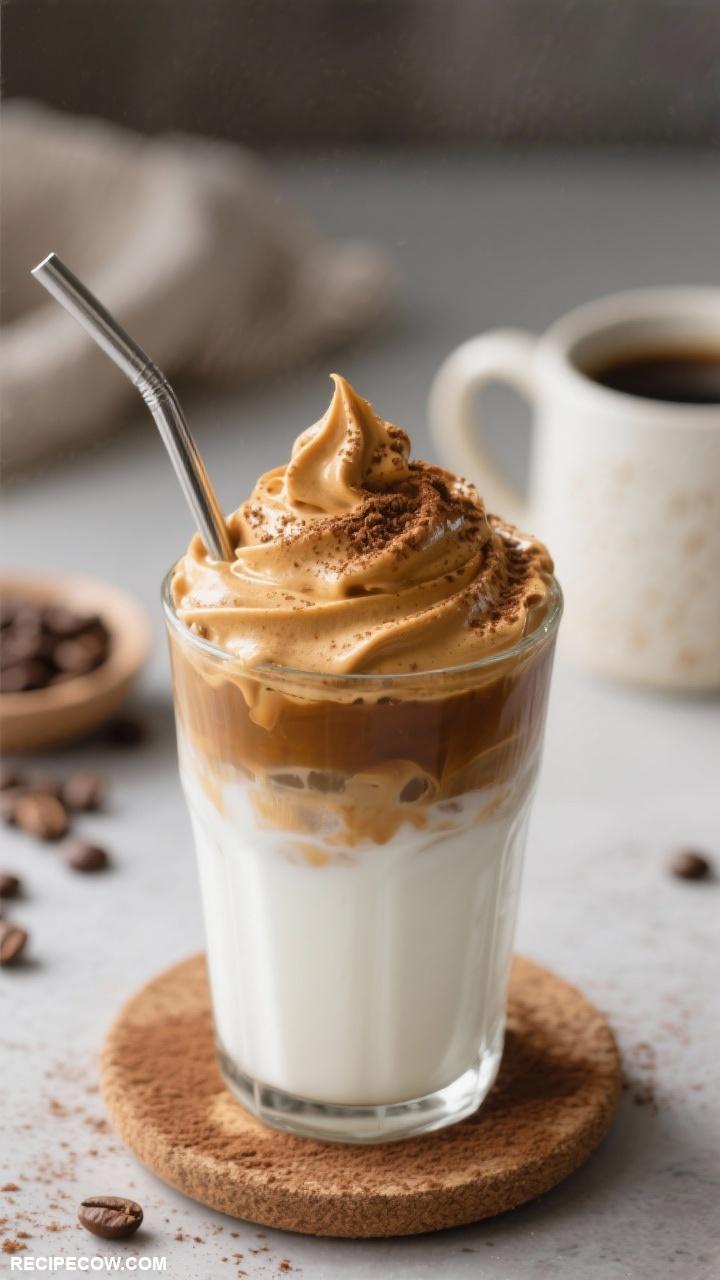 coffee drink recipes Dalgona Coffee