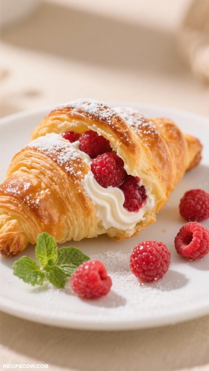 croissant recipes Raspberry Cream Cheese Croissants