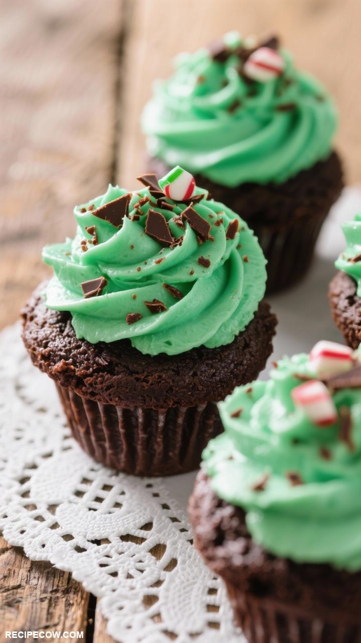 cupcake recipes Chocolate Mint Cupcakes with Mint Frosting