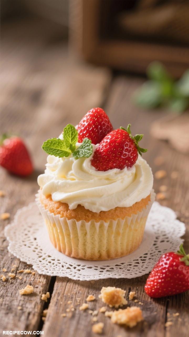 cupcake recipes Strawberry Shortcake Cupcakes