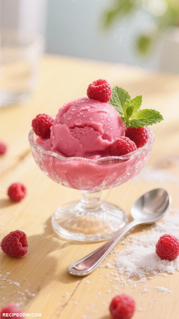 dessert recipes Raspberry Sorbet