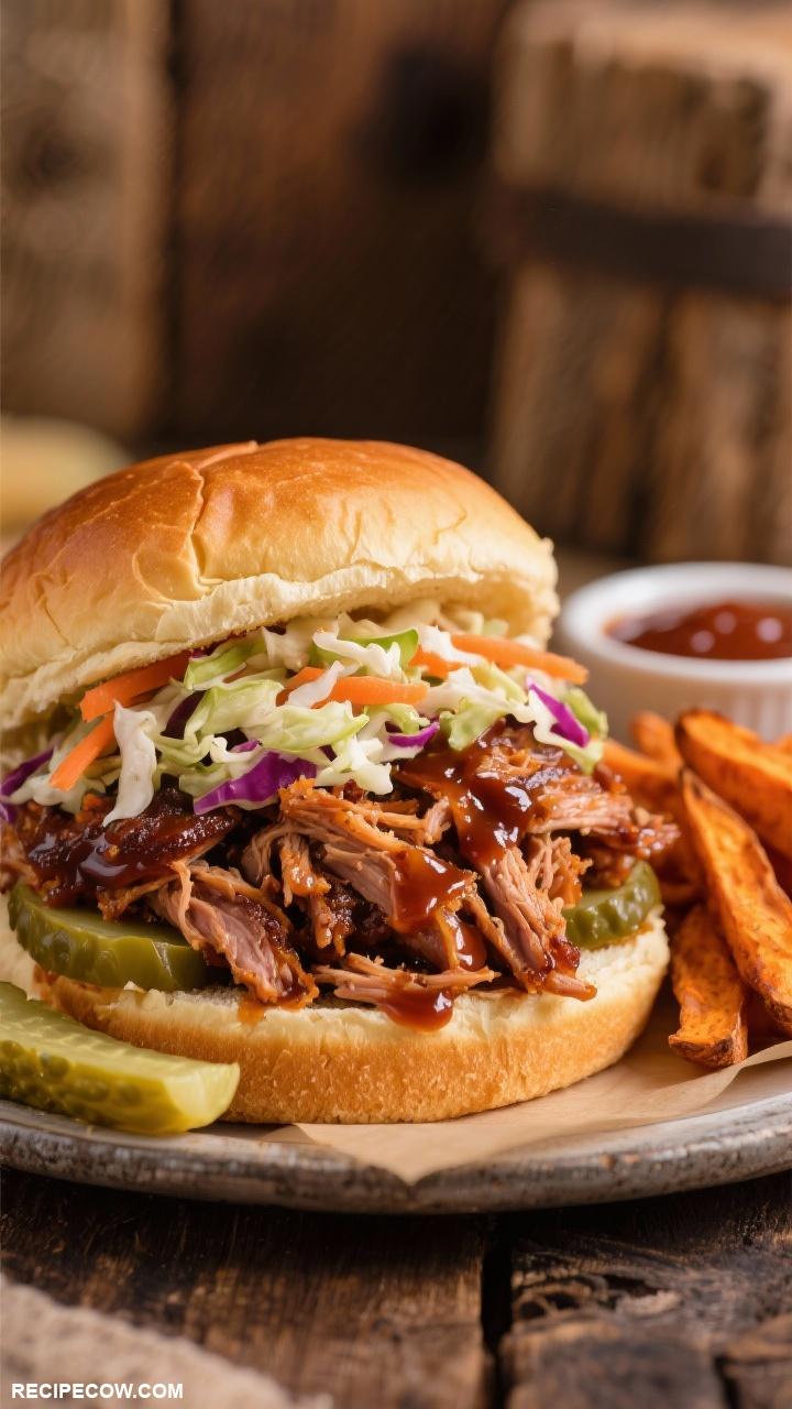 dinner ideas Slow Cooker BBQ Pulled Pork Sandwiches