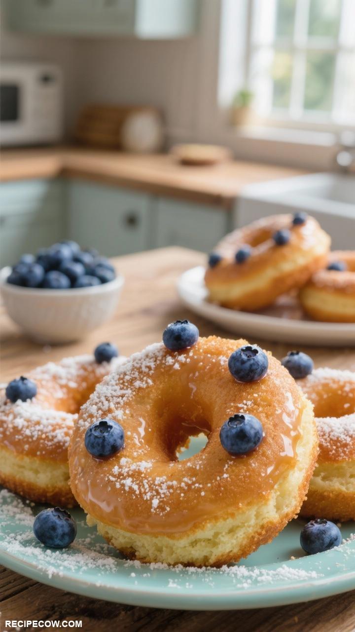 donut recipes Blueberry Cake Donuts