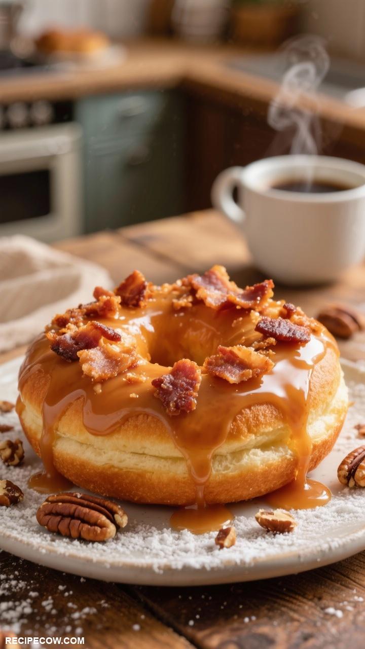 donut recipes Maple Bacon Donuts