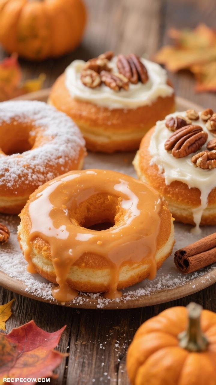 donut recipes Pumpkin Spice Donuts