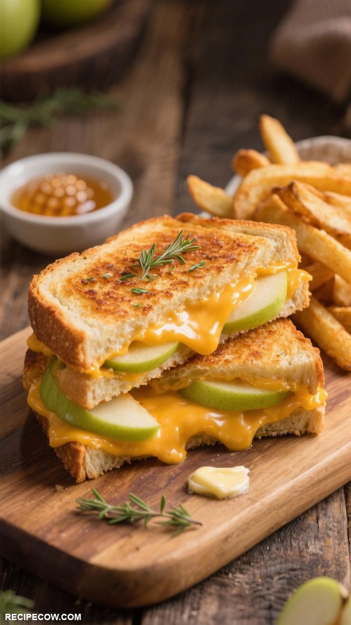 grilled cheese recipes Apple and Cheddar Grilled Cheese