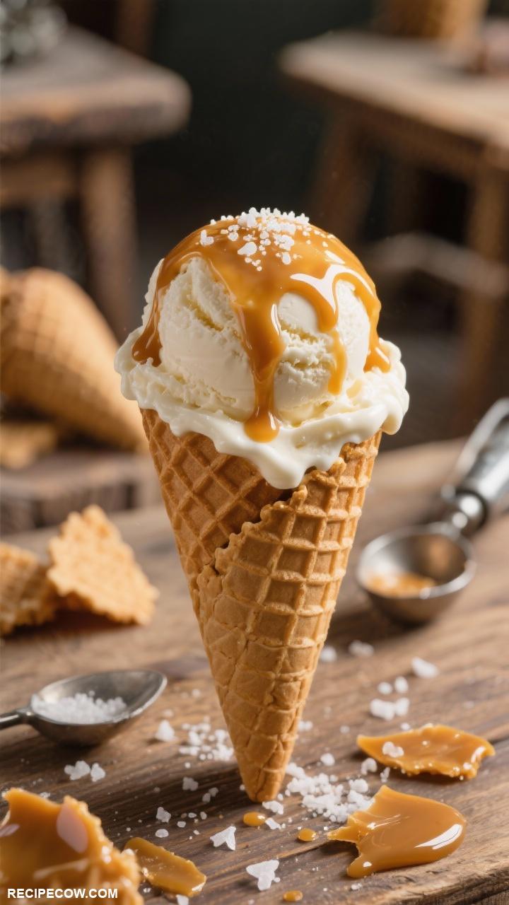 ice cream recipes Salted Caramel Ice Cream