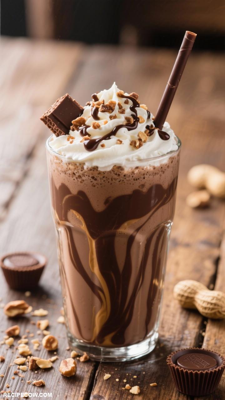 milkshake recipes Chocolate Peanut Butter Cup Milkshake