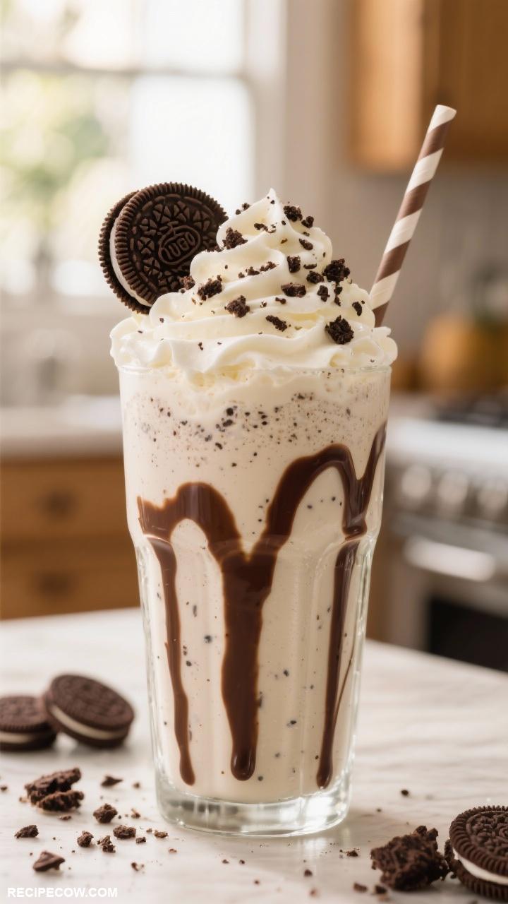 milkshake recipes Cookies and Cream Milkshake
