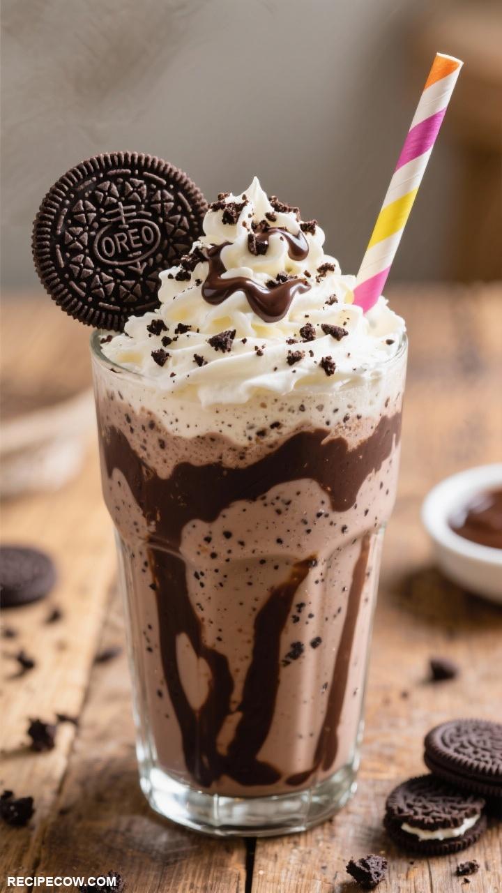milkshake recipes Oreo Cookie Milkshake