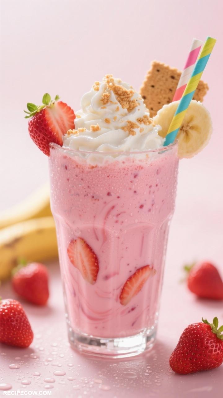 milkshake recipes Strawberry Banana Milkshake