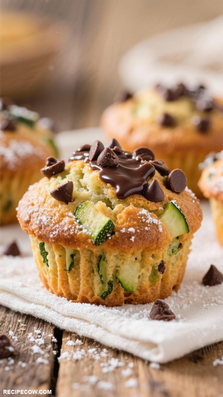 muffin recipes Zucchini Chocolate Chip Muffins