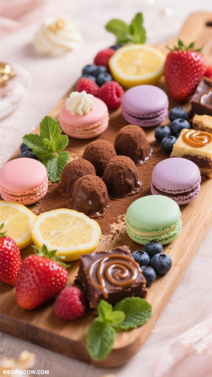 party boards Dessert Board with Assorted Sweets and Fruits