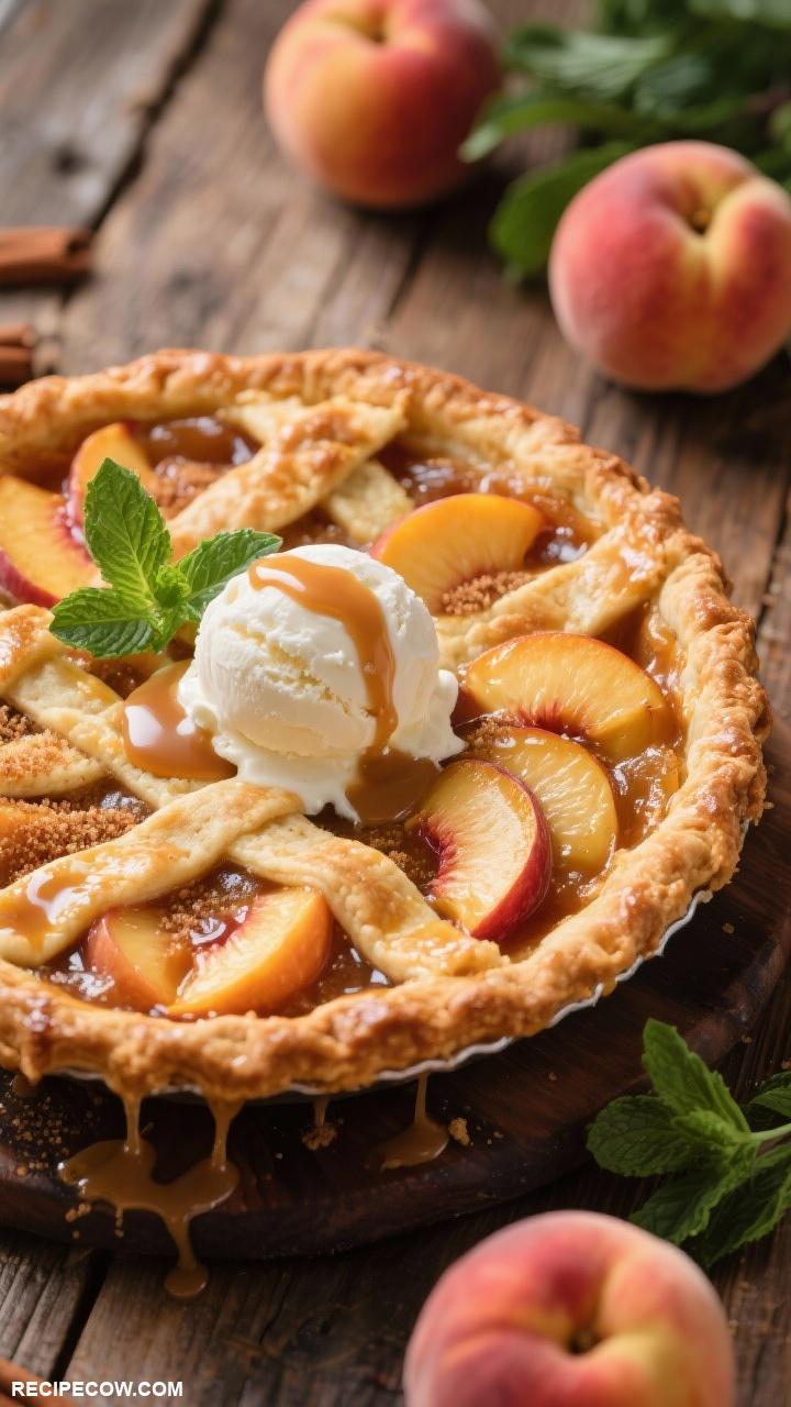 pie recipes Peach Cobbler Pie