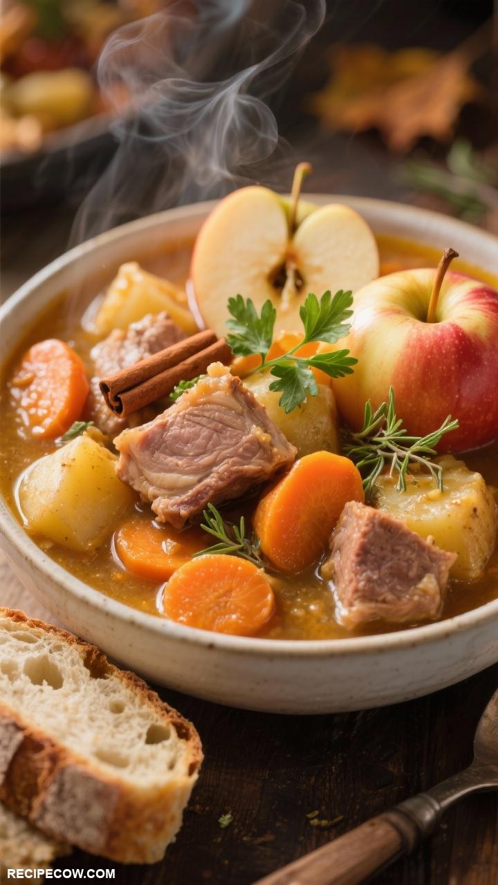 pork recipes Pork and Apple Cider Stew