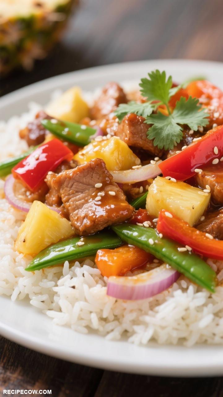pork recipes Sweet and Sour Pork Stir Fry