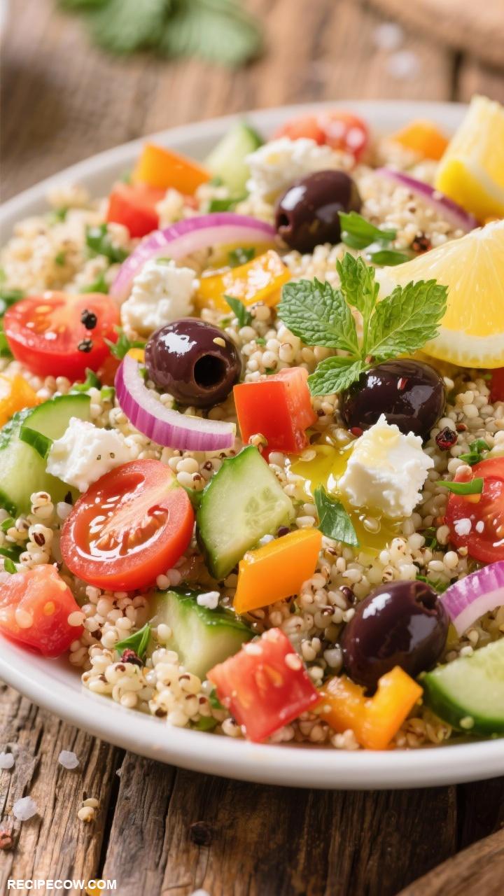 salad recipes Mediterranean Quinoa Salad