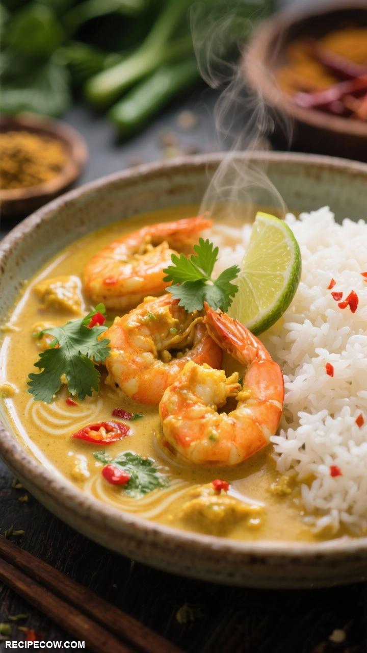shrimp recipes Shrimp Curry with Coconut Milk