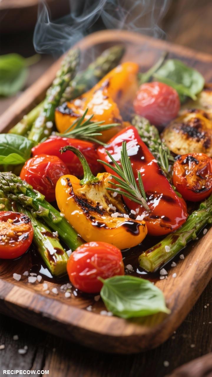 side dish recipes Balsamic Roasted Vegetables