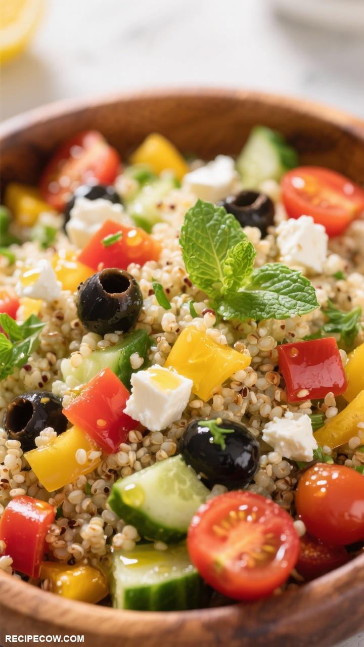 side dish recipes Mediterranean Quinoa Salad 1