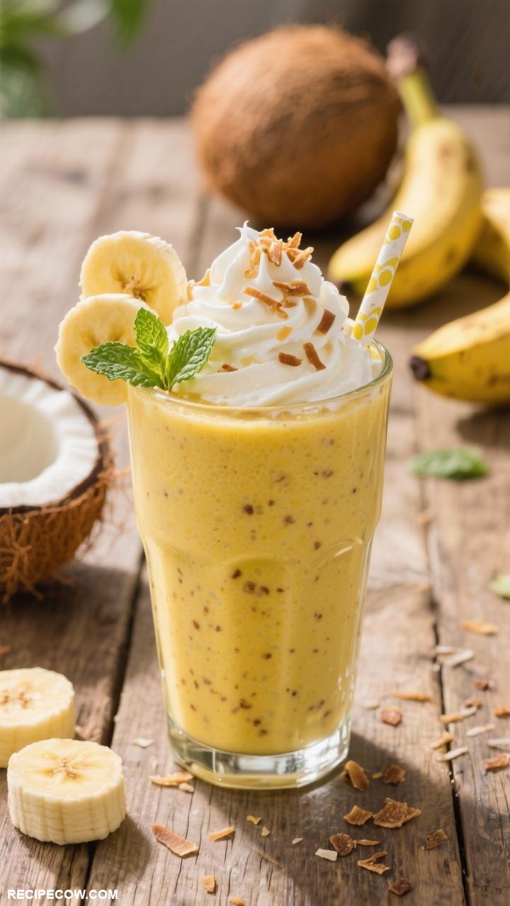 smoothie recipes Creamy Coconut Banana Smoothie