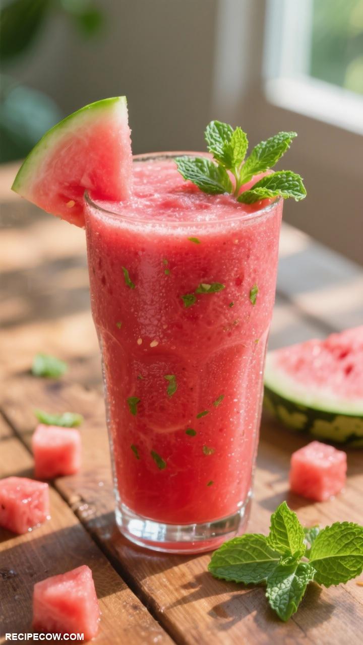 smoothie recipes Refreshing Watermelon Mint Smoothie