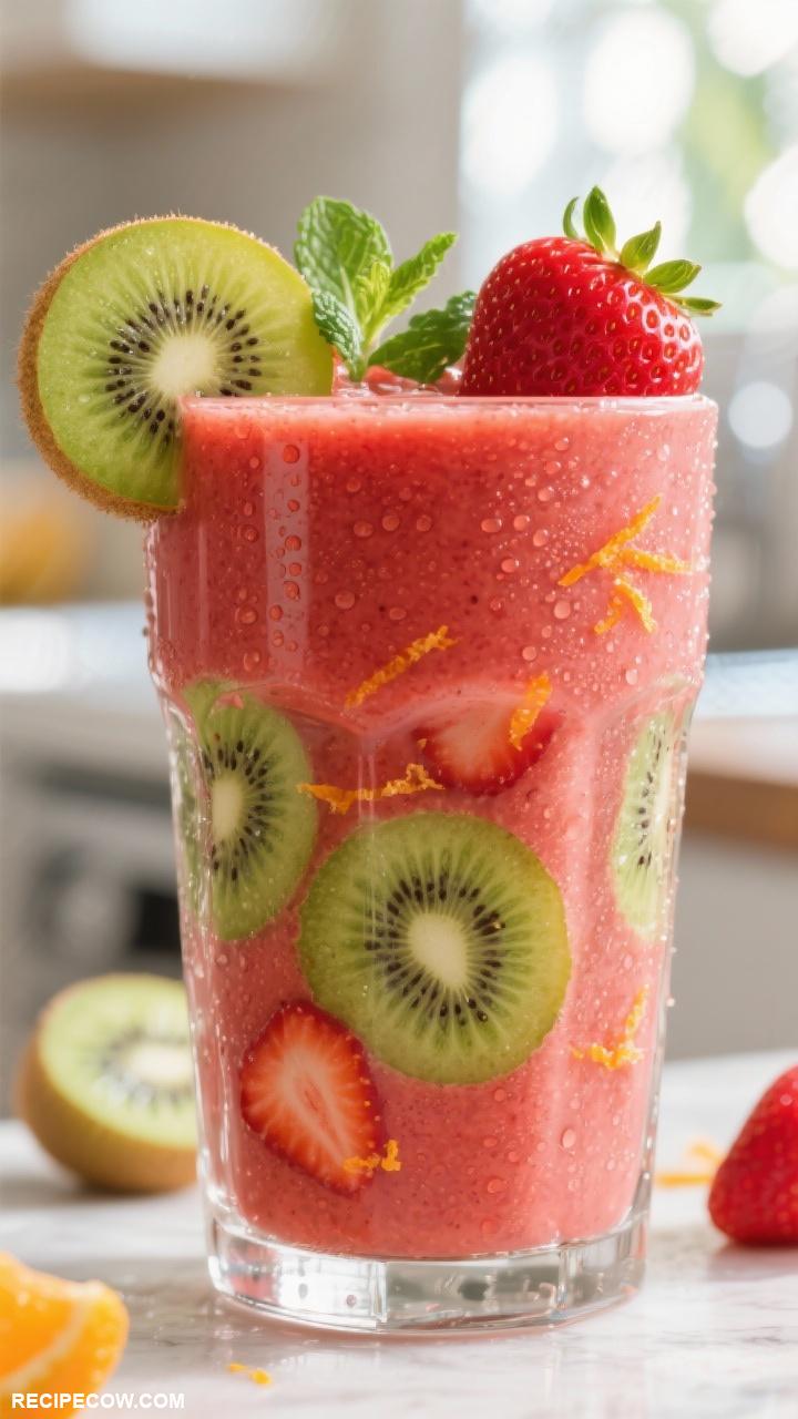 smoothie recipes Strawberry Kiwi Citrus Smoothie