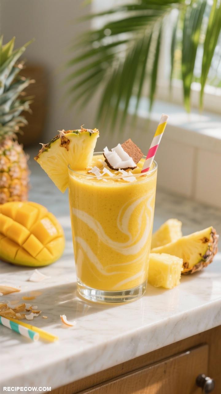 smoothie recipes Tropical Mango Pineapple Smoothie