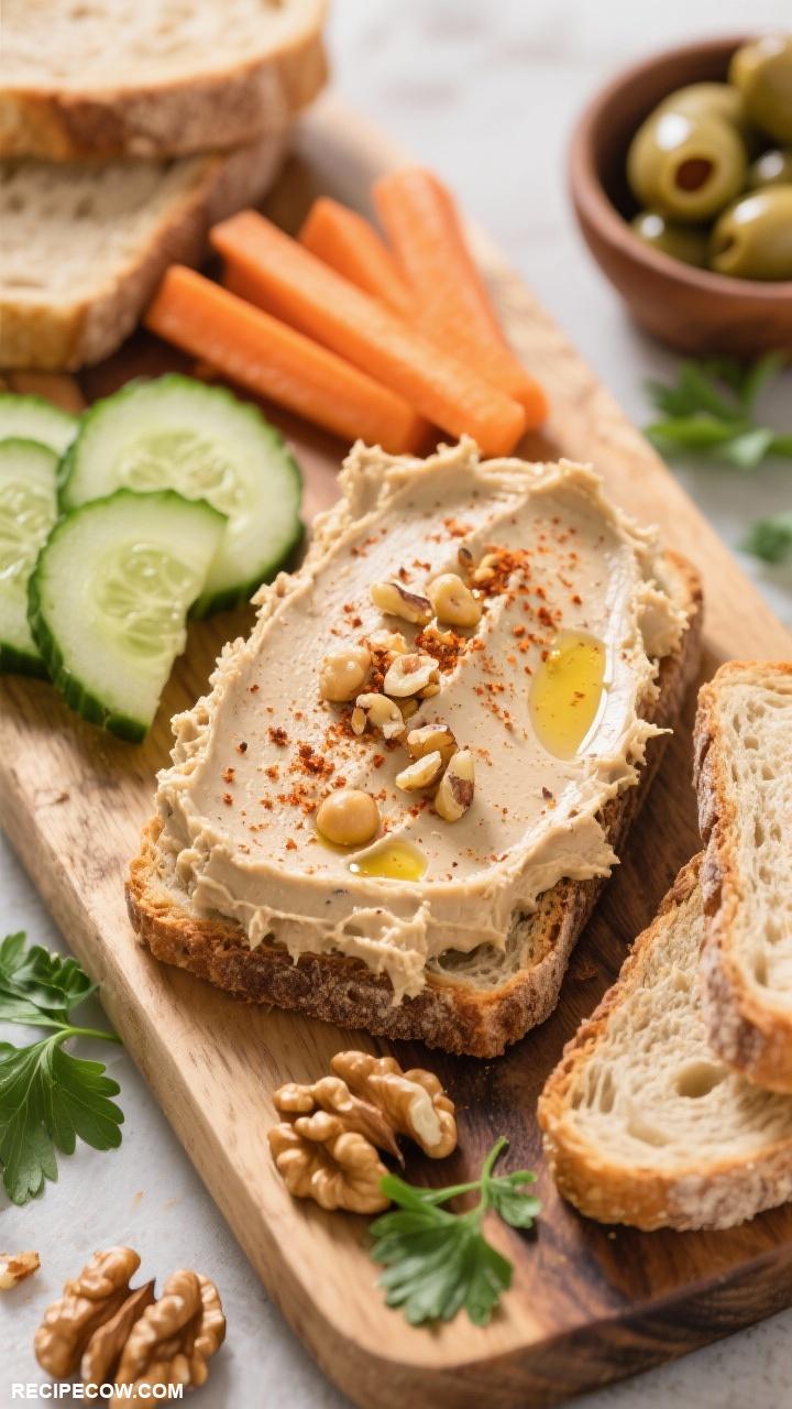 spreads recipes Chickpea and Walnut Pyty