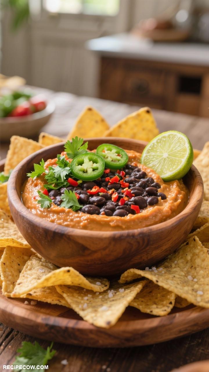 spreads recipes Spicy Black Bean Dip with Lime