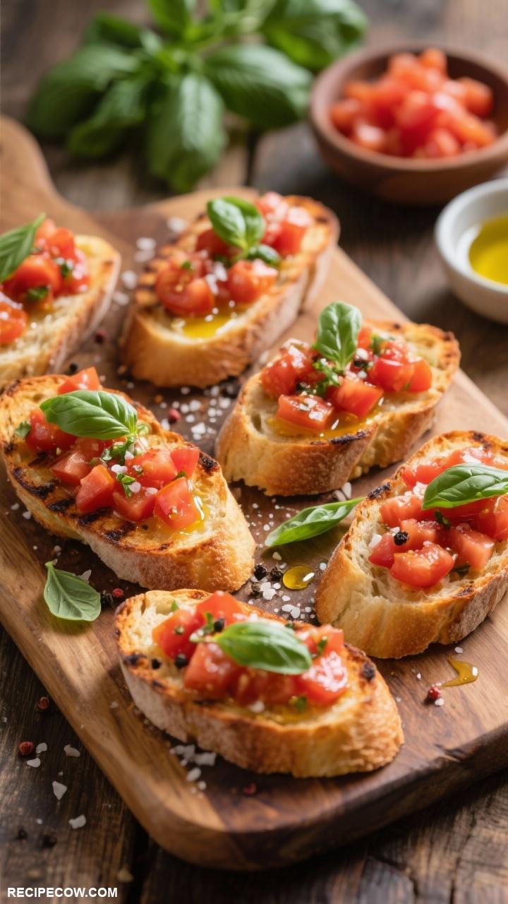 toast recipes Tomato Basil Bruschetta