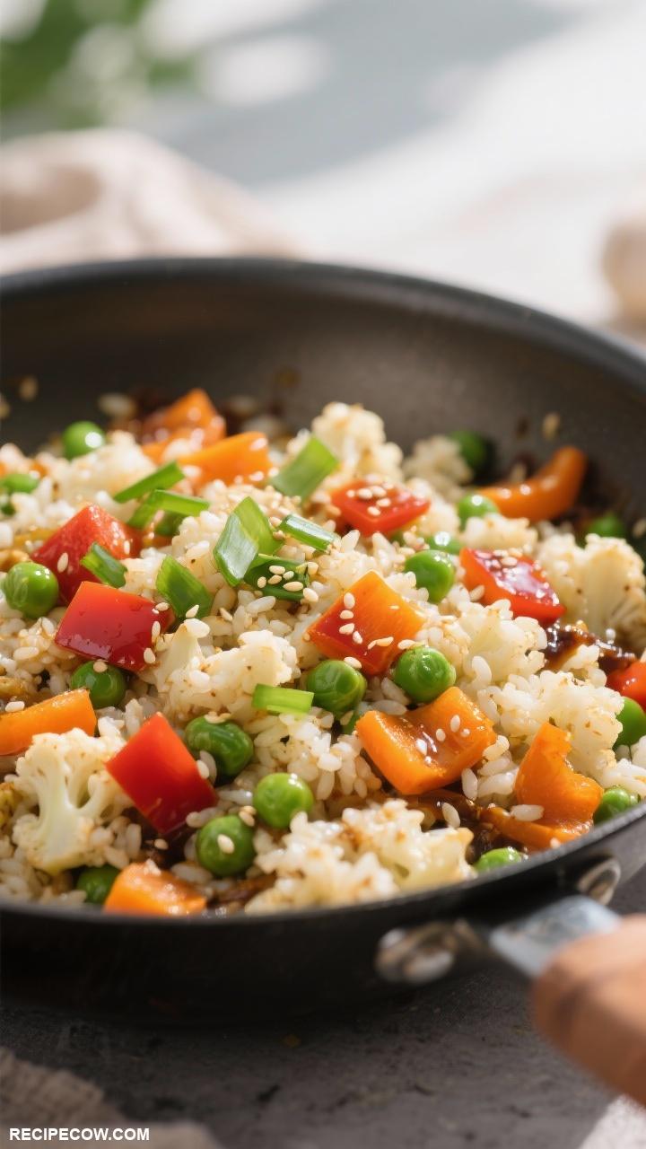 vegetable recipes Cauliflower Rice Stir fry