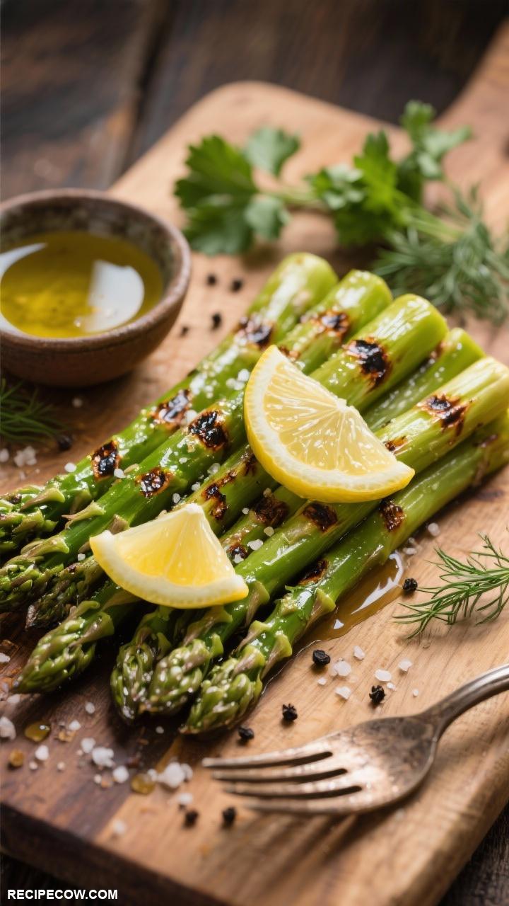 vegetable recipes Grilled Asparagus with Lemon