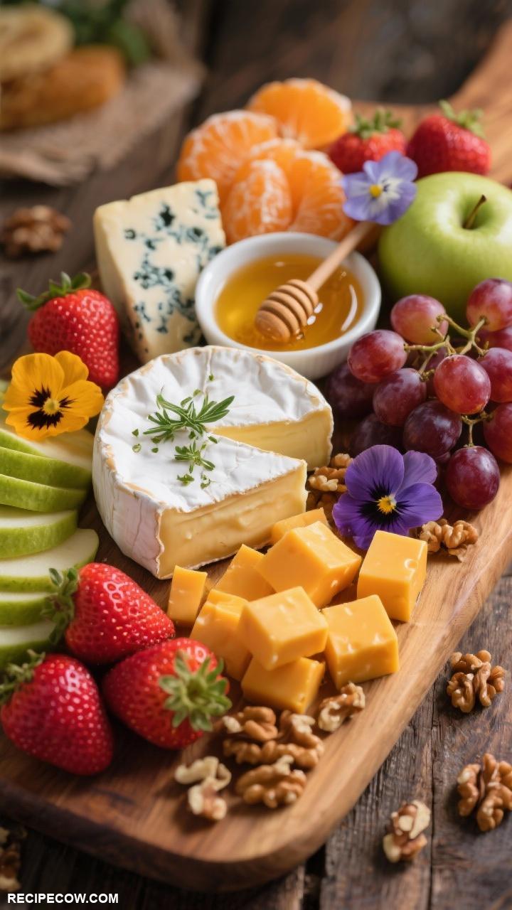 Easy appetizers Fruit and Cheese Platter