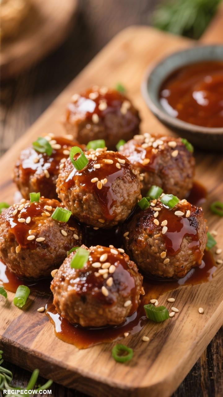 Easy appetizers Meatballs in BBQ Sauce
