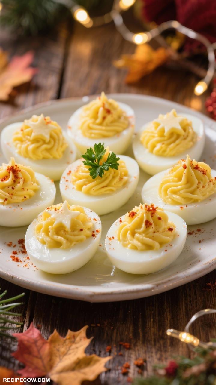 Holiday appetizers Classic Deviled Eggs