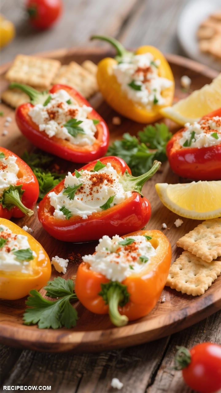 Party appetizers Stuffed Mini Peppers